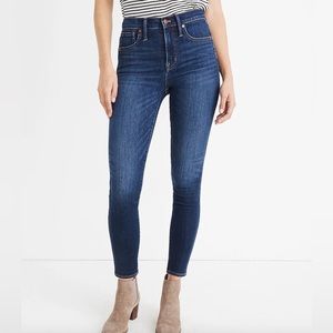 Madewell 10" High-Rise Skinny Jeans: Insuluxe Denim Cashmere Edition - Size 25P